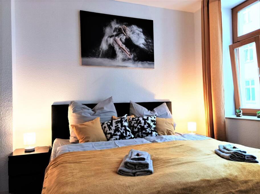 Modernes Apartment Mit Balkon Магдебург Екстериор снимка